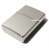 High Polish Silver Plated Zippo Lighter