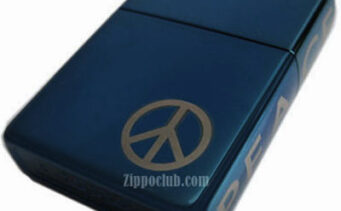 Peace On The Side – Sapphire Zippo