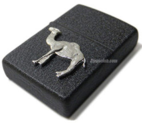 236cml253m zippo Camel Beast Black Crackle