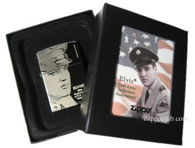 Elvis Military Induction Zippo