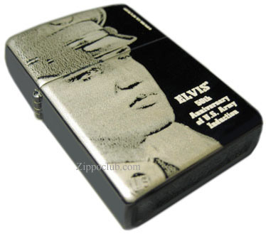 Elvis Military Induction Zippo
