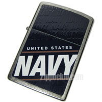 U.S.Navy Brushed Chrome Zippo