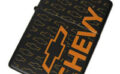 Chevrolet Bowtie Emblem Zippo — in Vibrant Orange