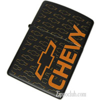 Chevrolet Bowtie Emblem Zippo — in Vibrant Orange Chevrolet Bowtie Emblem Zippo — in Vibrant Orange