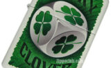 Four-Leaf Clover Dice Zippo – A Roll of Pure Luck