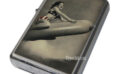 Rocket Girl Zippo – Nostalgic Nose Art in Sepia